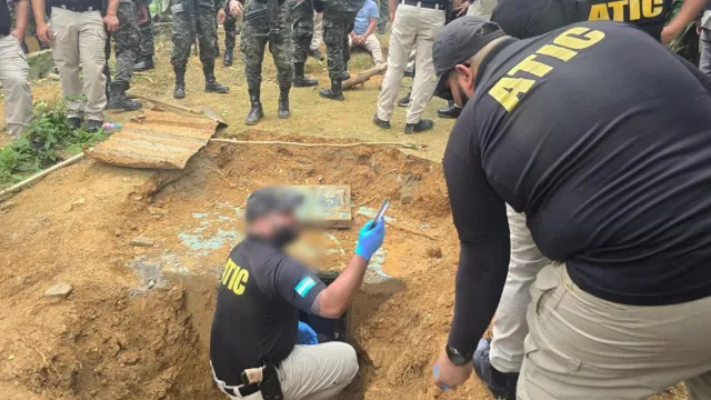 Así fue el hallazgo de un búnker de la Mara Salvatrucha. Foto: X @MP_Honduras