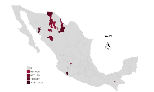 Muertes reportadas por sarampión en México. Foto: SSA